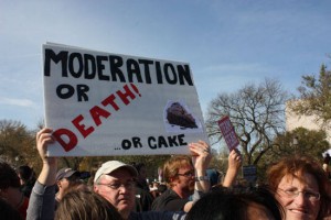 Moderation or death!