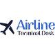 Airline terminal desk